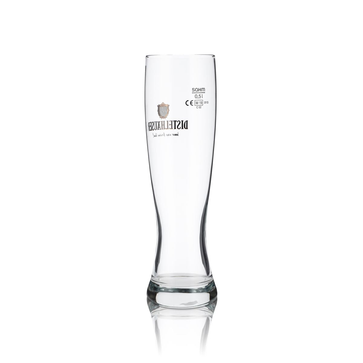 6x Distelhäuser Glass 0.5l Wheat Beer Glass Hefeweizen Glass Set Brewery Gastro – View 3
