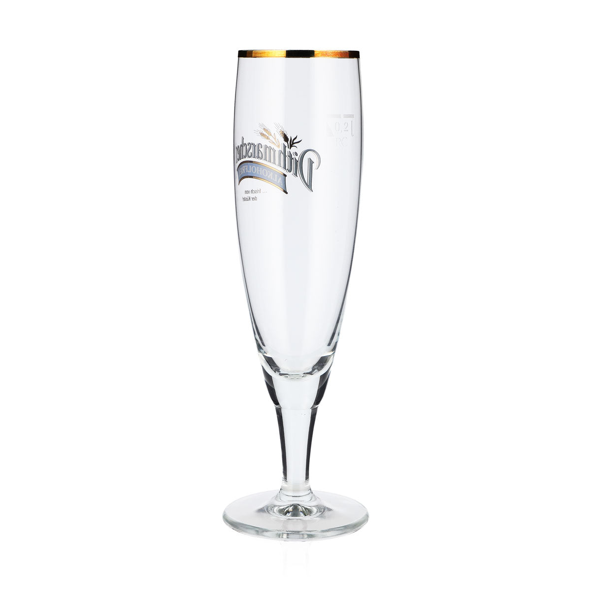 6 Dithmarscher Beer Glasses, 0.2 L, Goblet-Style, Non-Alcoholic, Gold Rim, Ritzenhoff (Set of 6) – View 4