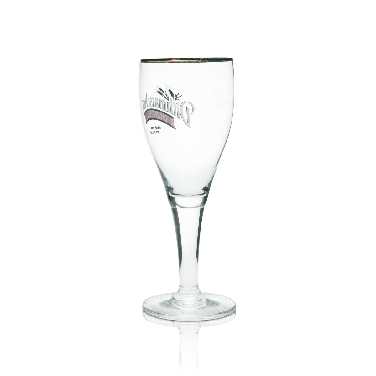 6x Dithmarscher beer glass trophy 0.3 l dark glass with gold rim, Ritzenhoff – View 3