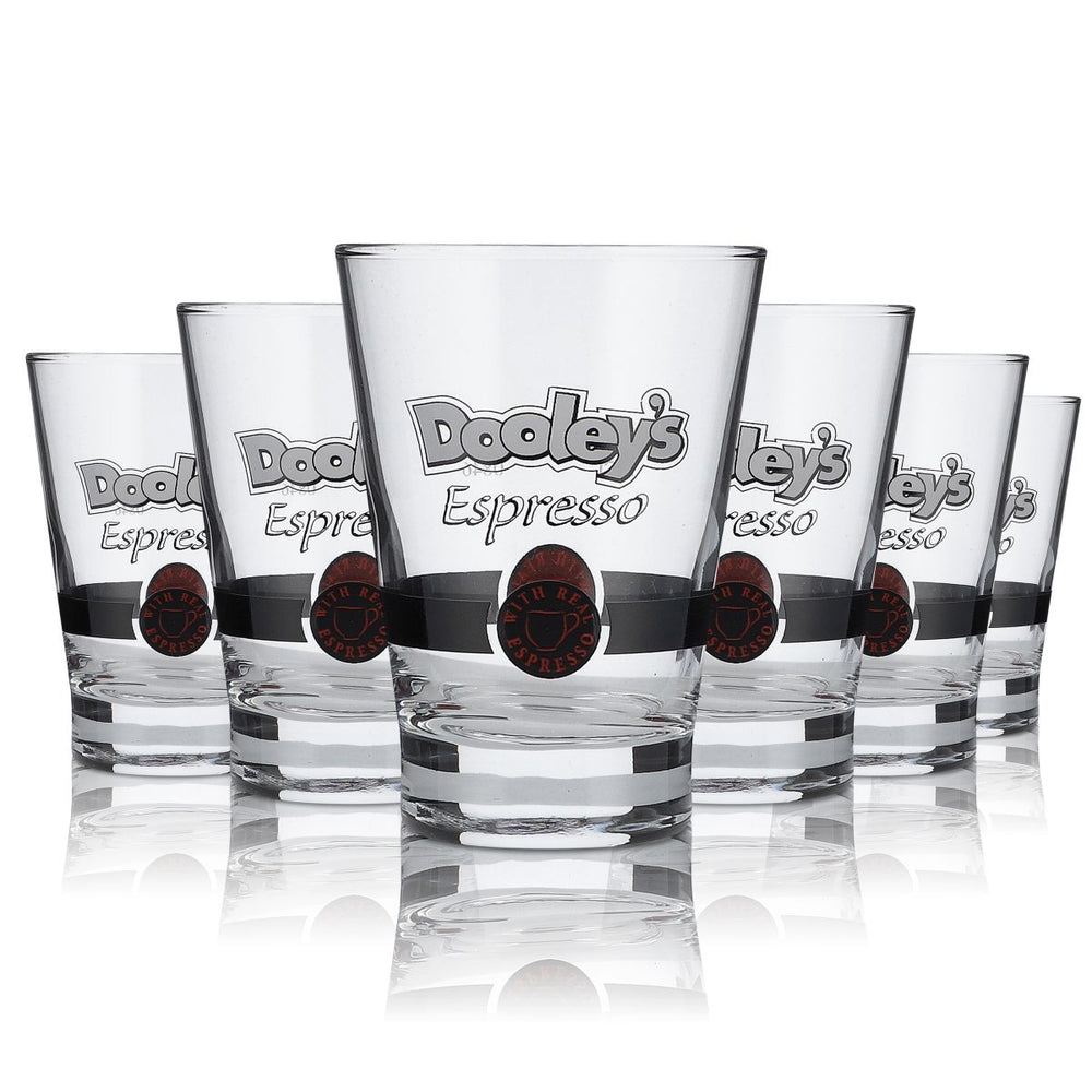 6x Dooleys liqueur glass Espresso glass Glasses Liqueur glass Coffee glass Coffee glass