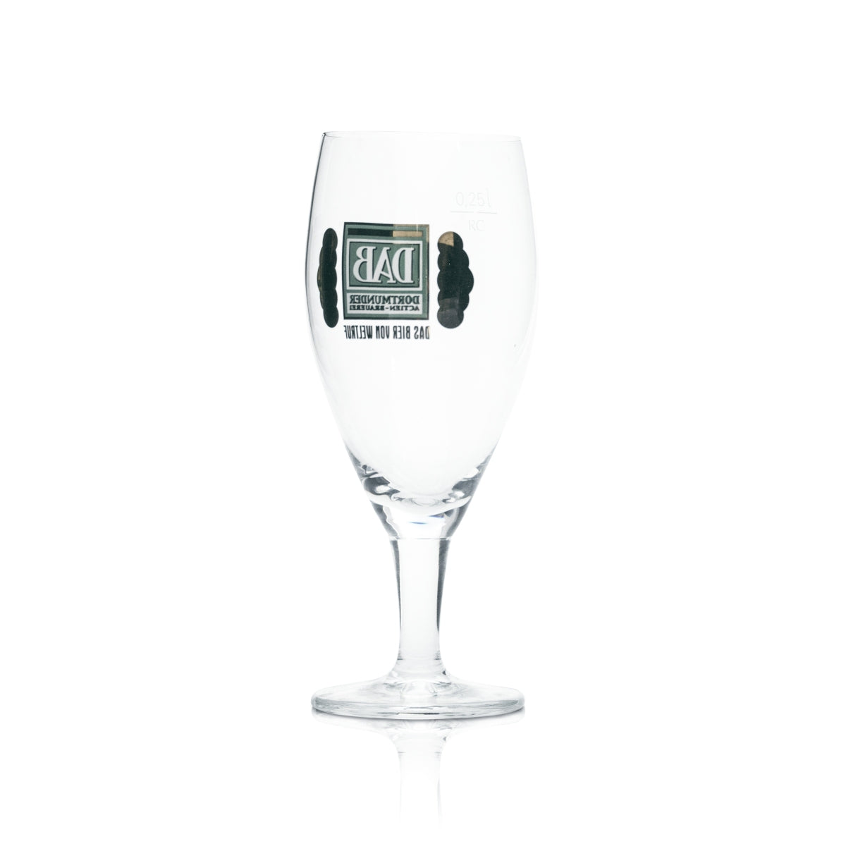 6x Dortmund Stock Brewery Beer Glass 0.25l Tulip Cup Glasses Pils Gastro DAB – View 3