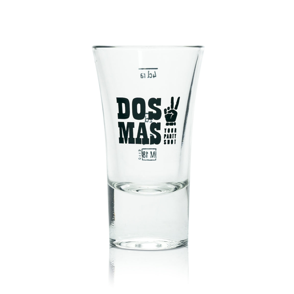 6x Dos Mas Glass 4cl Shot Short Shot Glasses Gastro Pub Bar Party Tequila – View 2