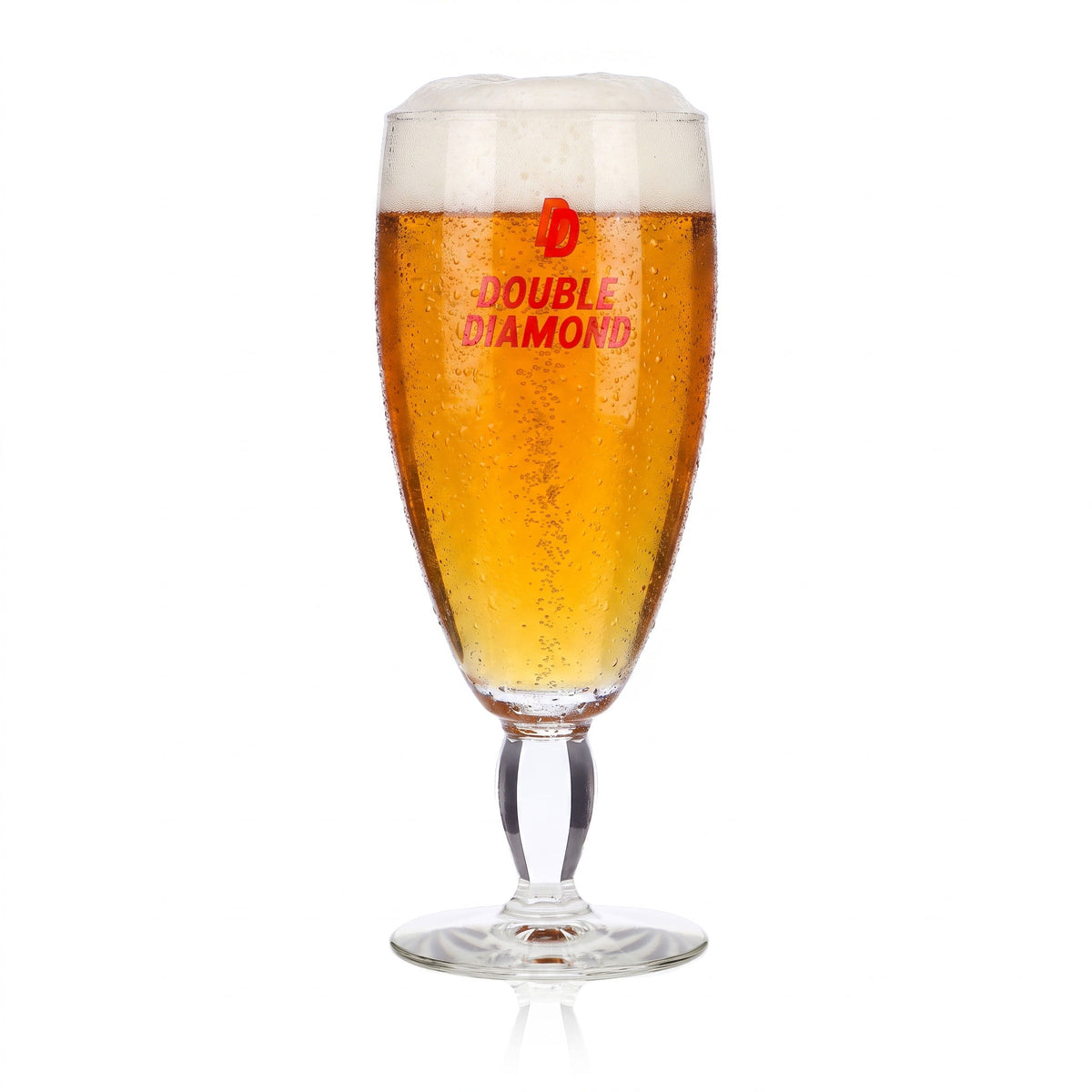 6x Double Diamond Beer Glasses, 0.34 L, Square Stem (Set of 6) – View 2