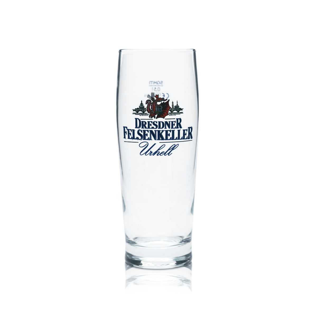 6x Dresdner Felsenkeller Beer Glass 0.5l Mug Glasses Calibrated Gastro Brewery – View 2