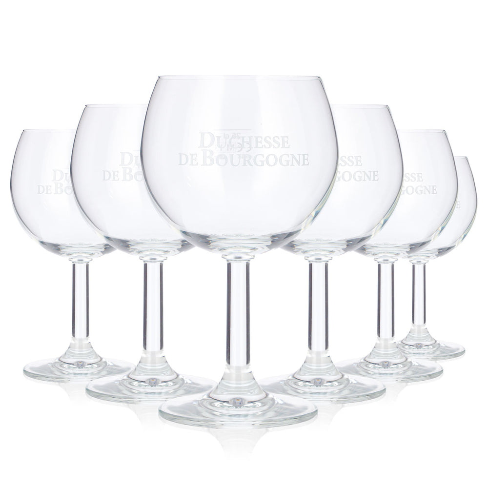 6 Duchesse De Bourgogne Beer Glasses, 0.25 L Goblet (Set of 6)