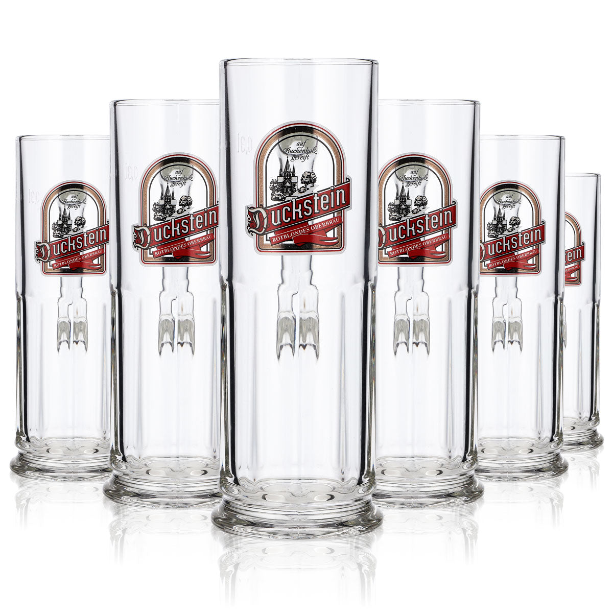 6x Duckstein beer glass 0.3l mug "Rotblondes Oberbräu" Sahm Maximilian Seidel – View 7
