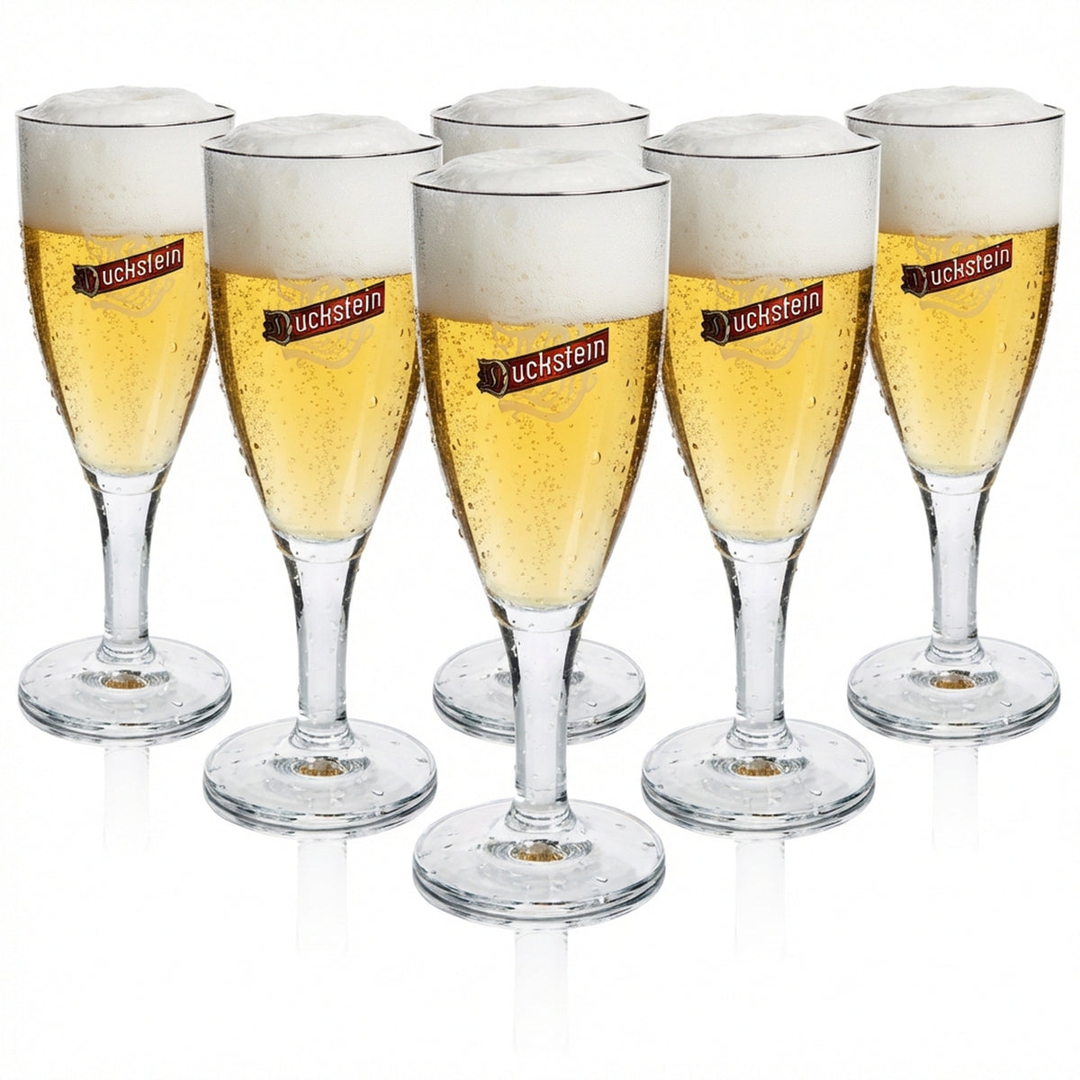 6x Duckstein beer glass 0.3l sommelier glass