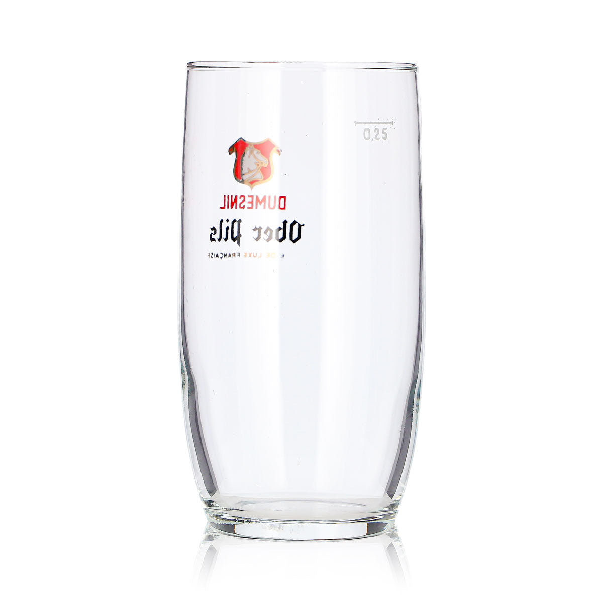 6 Dumesnil Beer Glasses, 0.25 L, Ober Pils, Red Logo – View 5