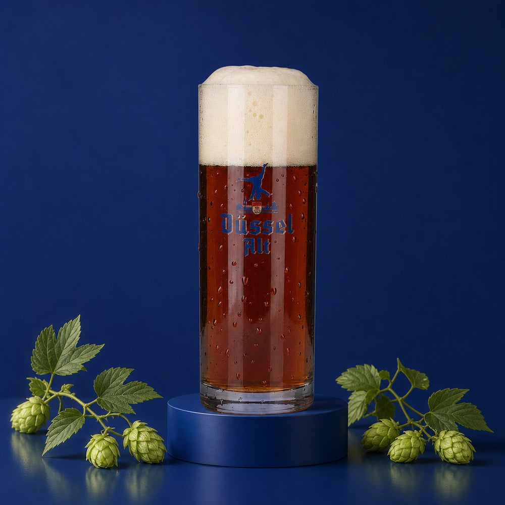 6x Düssel Alt Glass 0.4l Altbier Mug Glass Kölsch Glasses Set Brewery