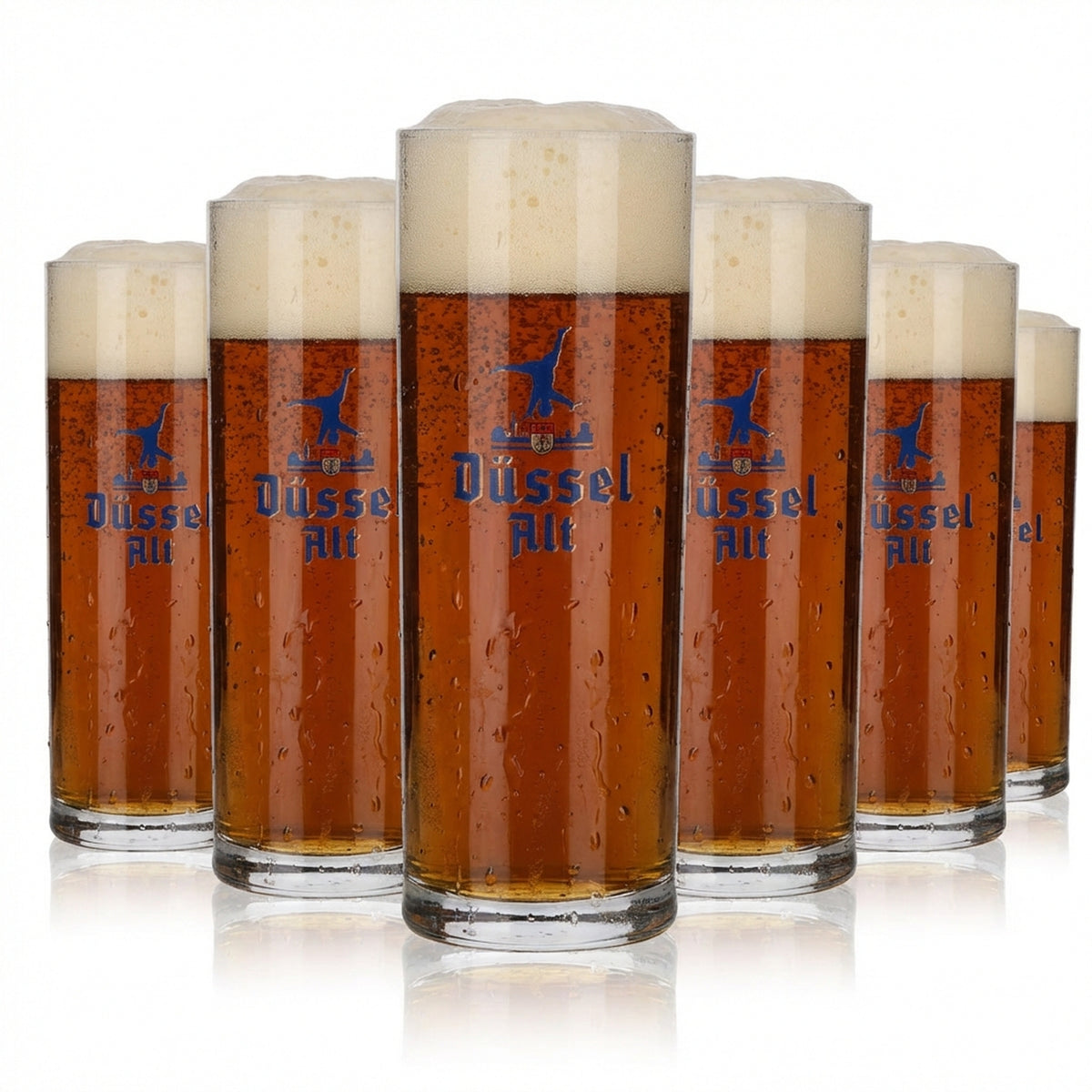 6x Düssel Alt Glass 0.4l Altbier Mug Glass Kölsch Glasses Set Brewery – View 2