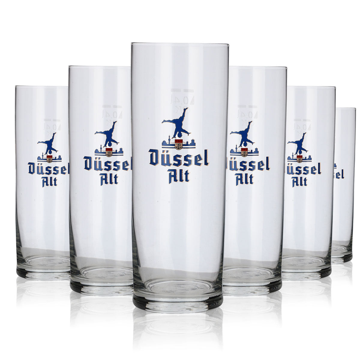 6x Düssel Alt Glass 0.4l Altbier Mug Glass Kölsch Glasses Set Brewery – View 6