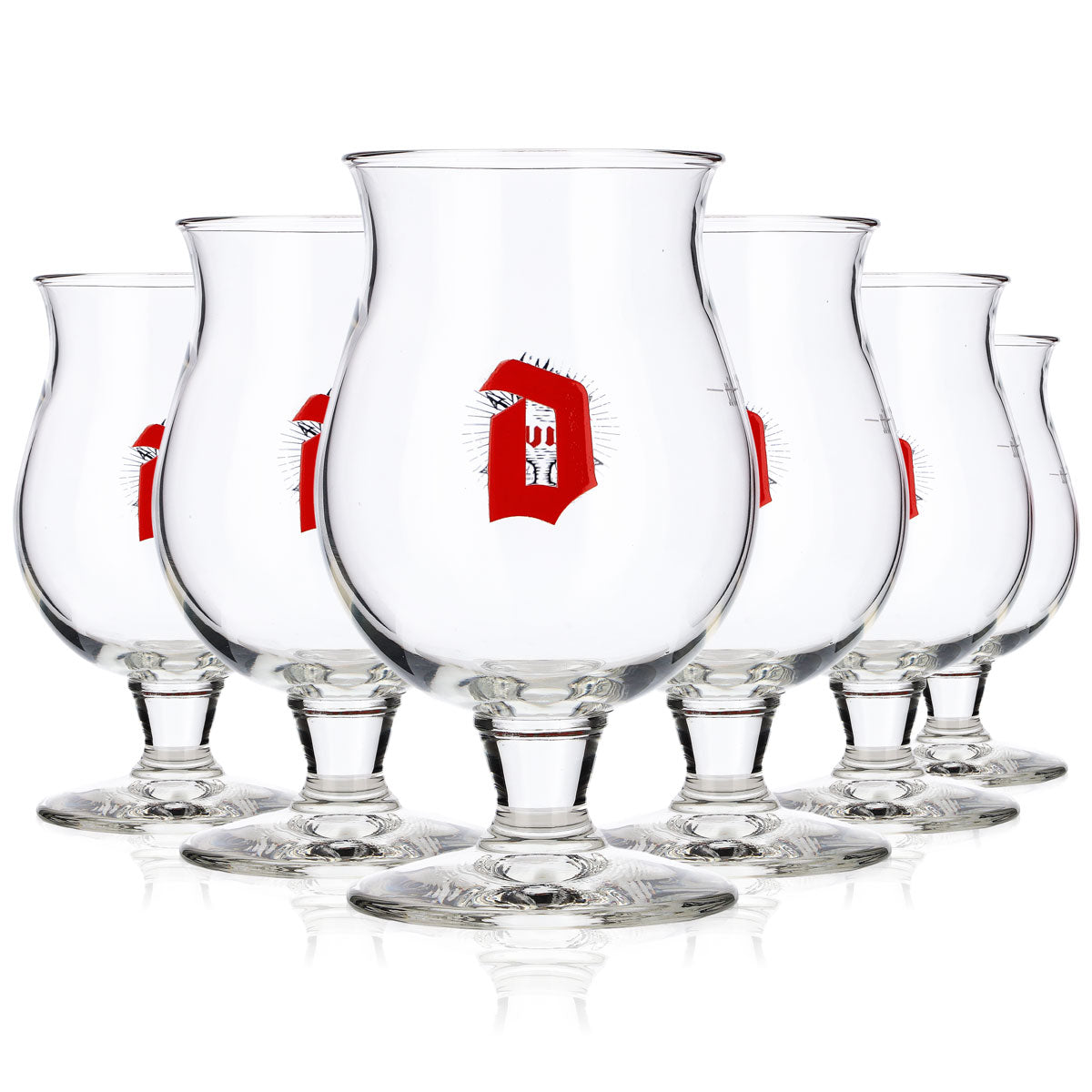 Duvel Beer Bar Bundle Set II consisting of 6x beer glasses 0.16l and 100x beer coasters with holder – View 4