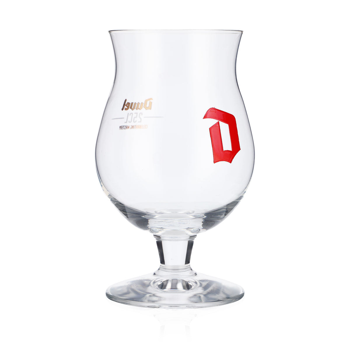 6x Duvel beer glasses Beer glasses, bulbous 0.25 l Red logo – View 3