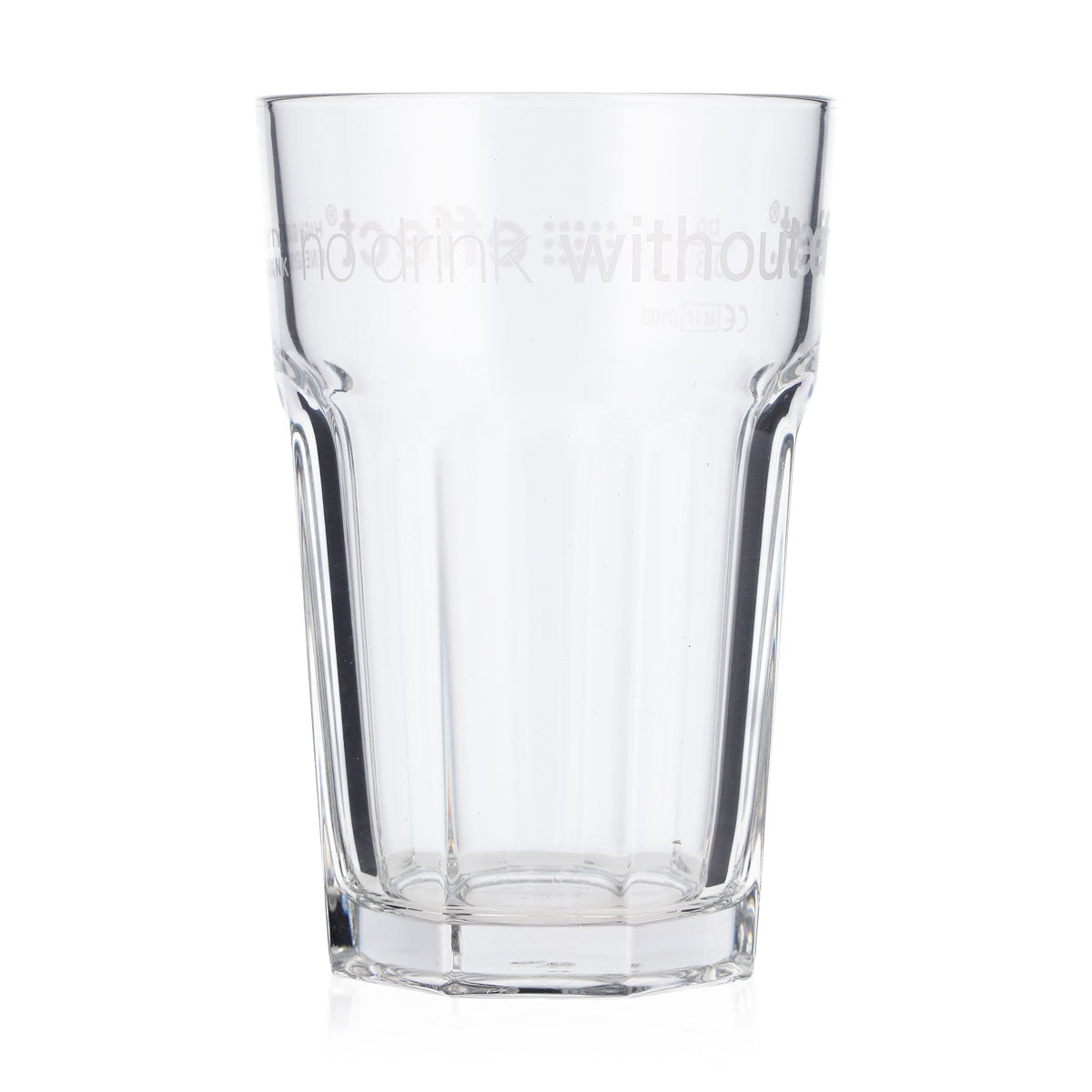 6x Effect Energy Glass 0.3l Glasses Long Drink Glass White Lettering – View 4