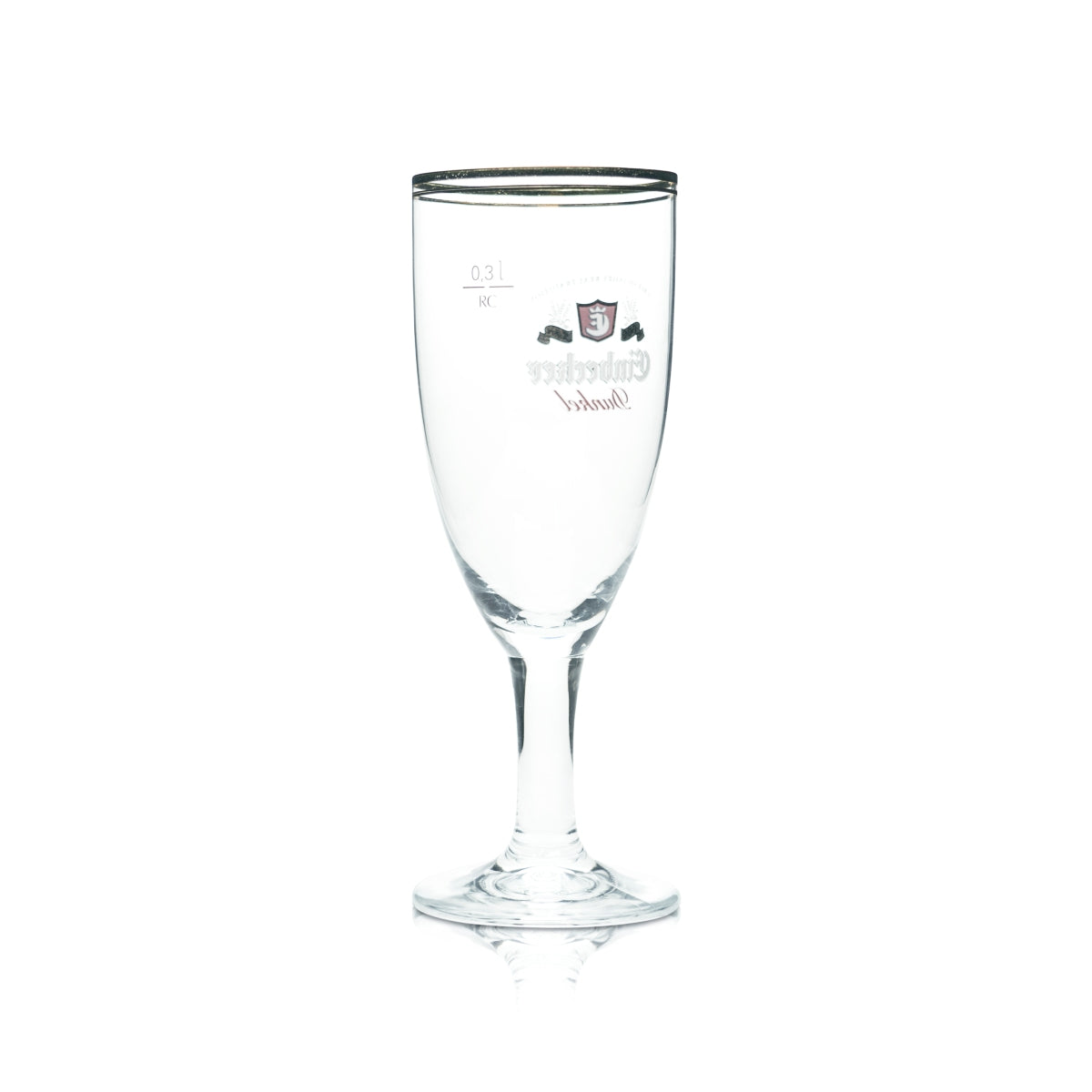 6x Einbecker beer glass 0.3l tulip goblet Maredsouse gold rim glasses, catering – View 3