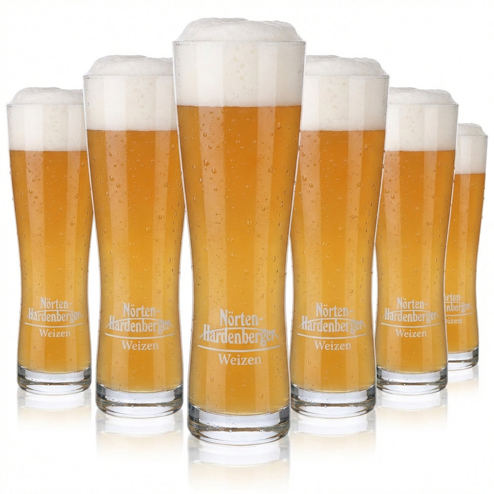 6x Einbecker beer glass 0.5l wheat beer glass Nörten-Hardenberger Toronto