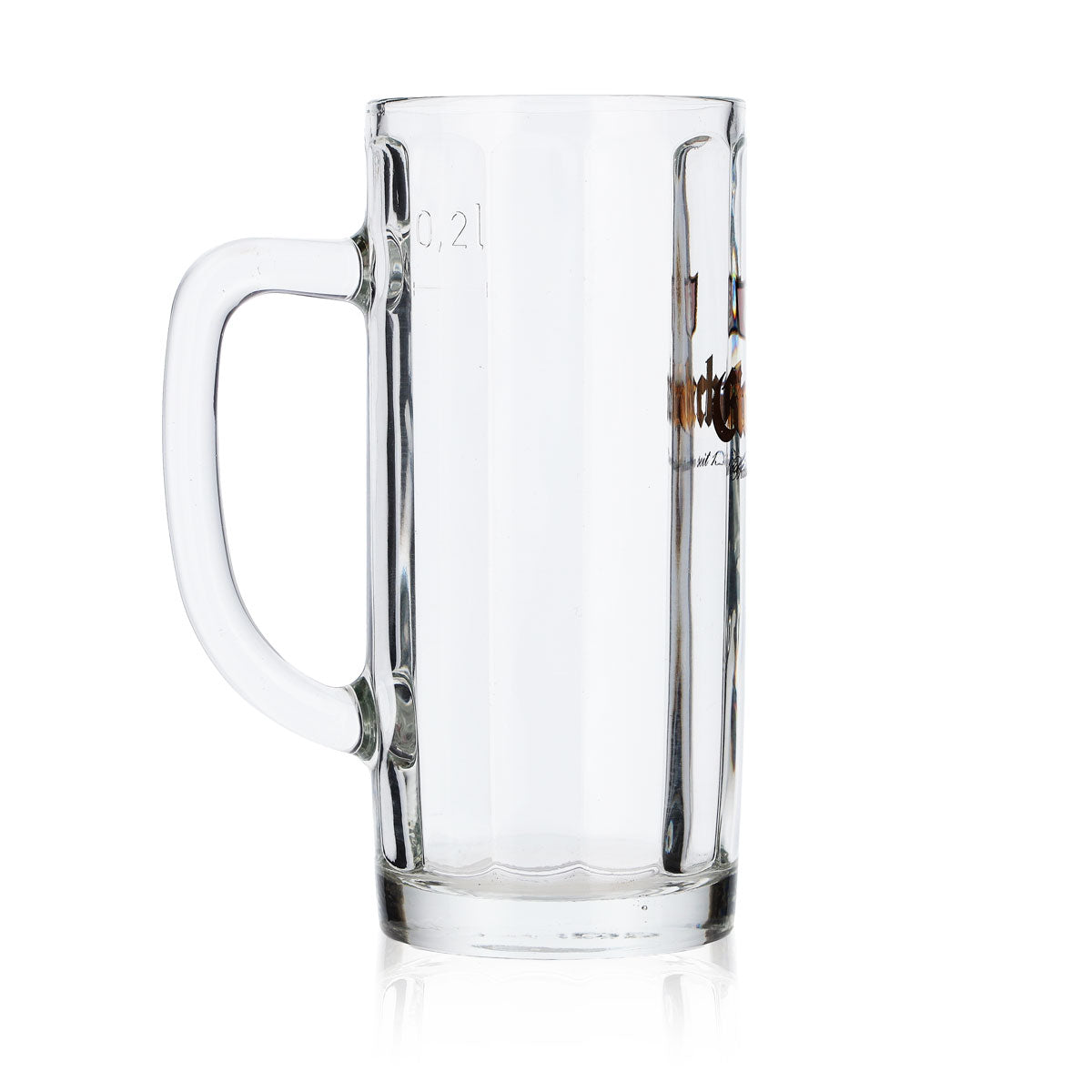 6x Einbecker beer glasses, 0.2 l, mug with gold lettering relief, Sahm Moldau beer glasses – View 4