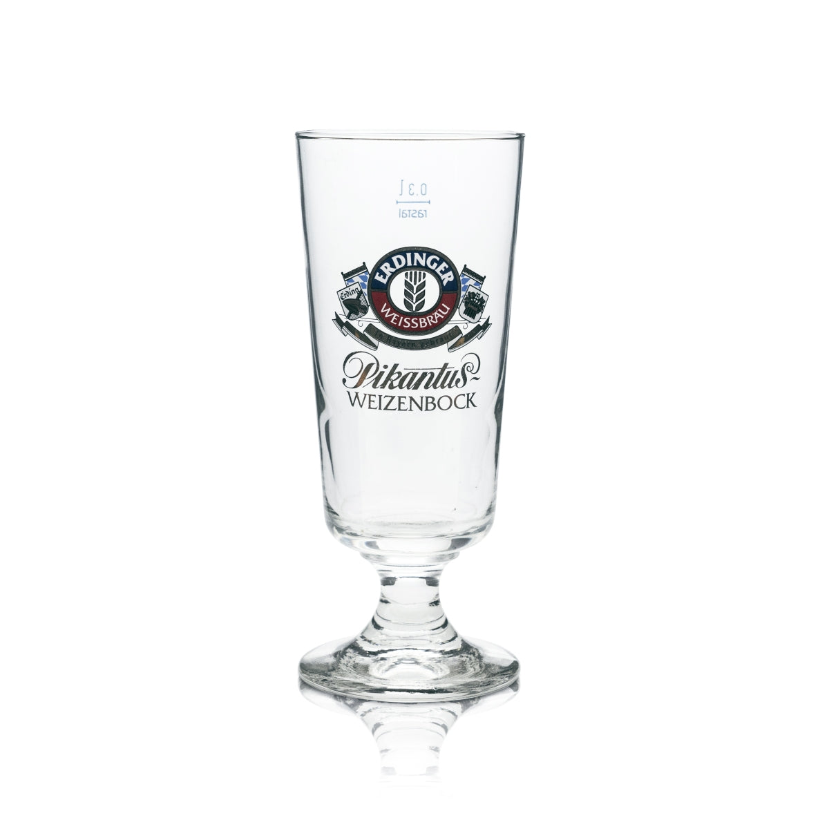 6x Erdinger beer glass 0.3l tulip cup chalice glasses yeast wheat bock gastro bar – View 2