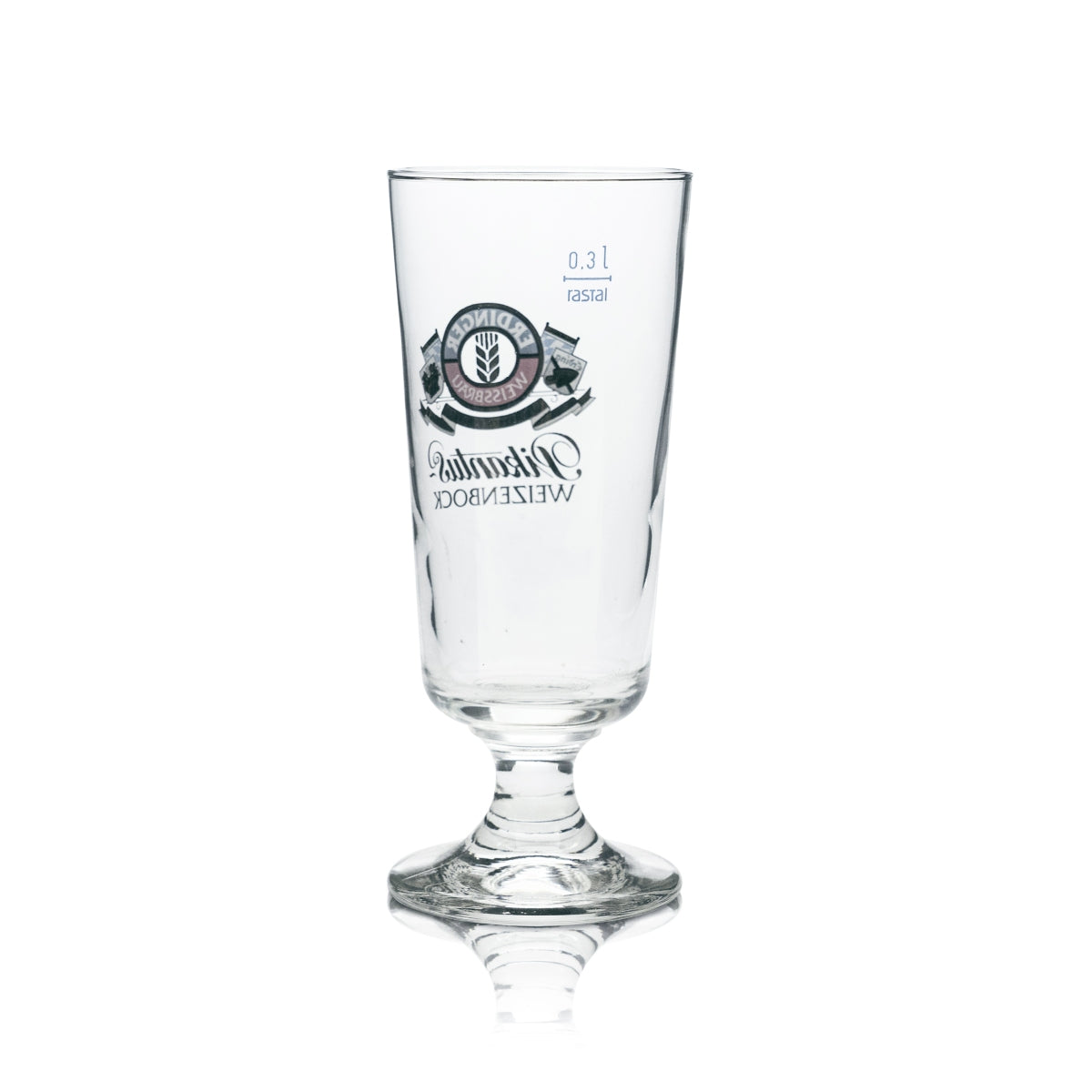 6x Erdinger beer glass 0.3l tulip cup chalice glasses yeast wheat bock gastro bar – View 3