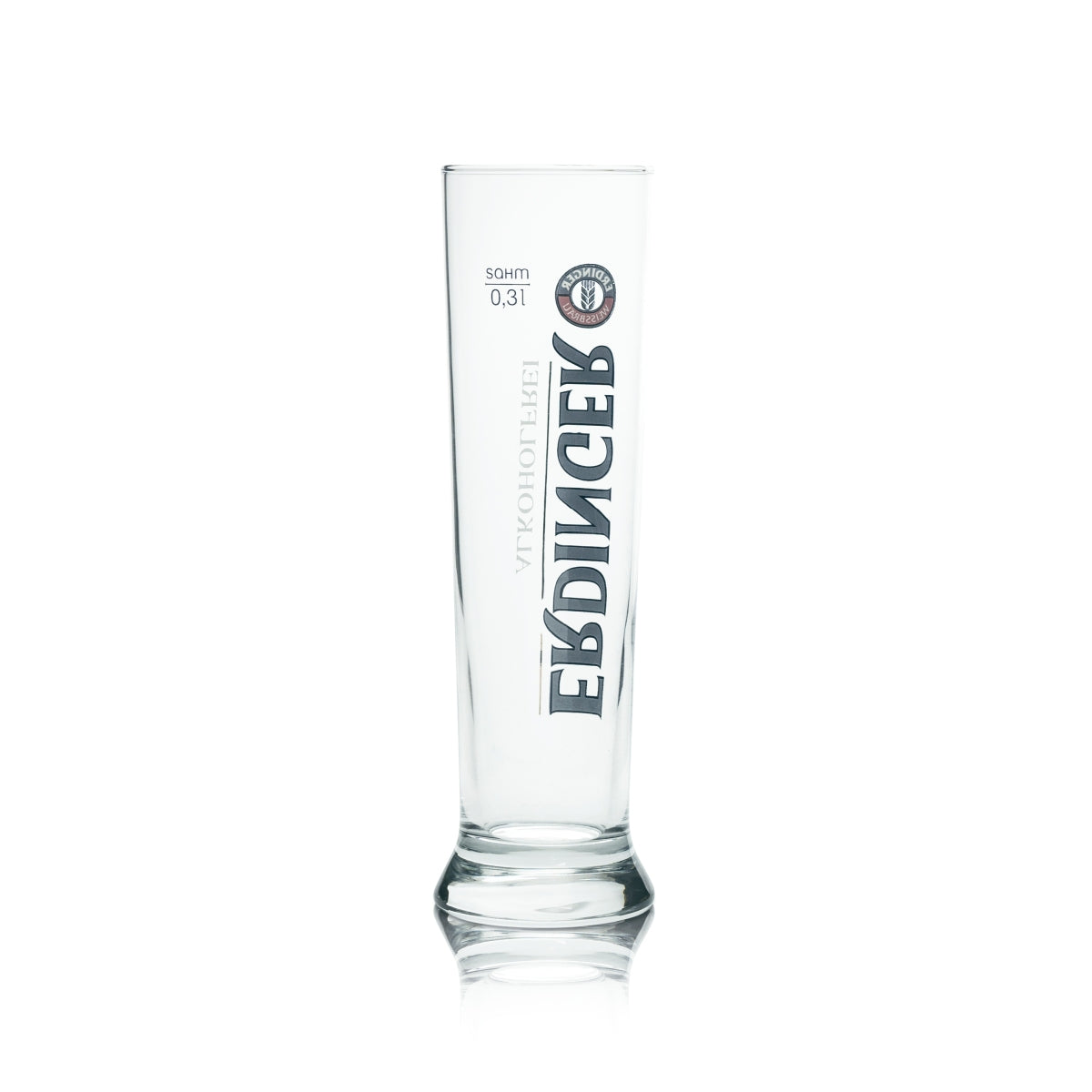 6x Erdinger Glass 0.3l Hefeweizen Wheat Beer Cup Non-Alcoholic Gastronomy Calibrated Beer – View 6