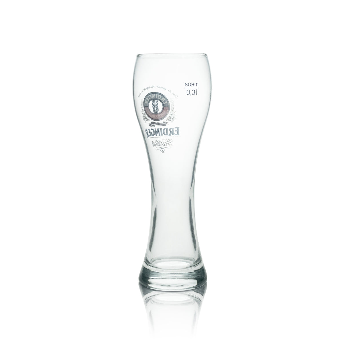 6x Erdinger Glass 0.3l Wheat Beer Yeast Wheat Glasses Gastro Calibrated Bräu Brewery – View 6