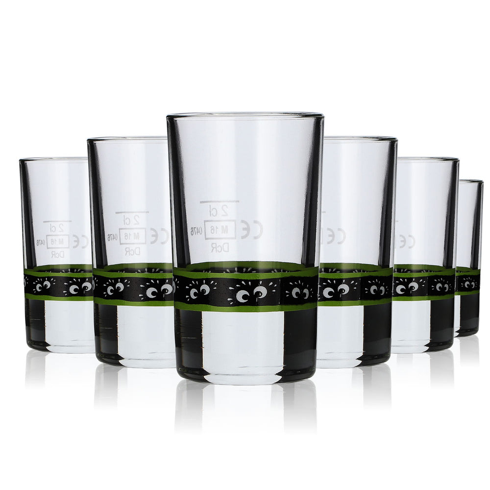 6x Feigling Liqueur Glass Shot Glasses Shot Glasses Short Party Glasses