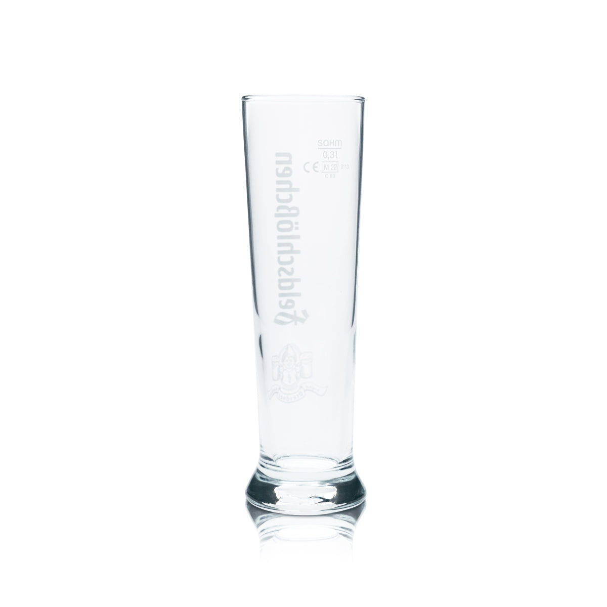 6x Feldschlößchen glass 0.3l beer trophy tulip mug glasses catering calibrated beer – View 3