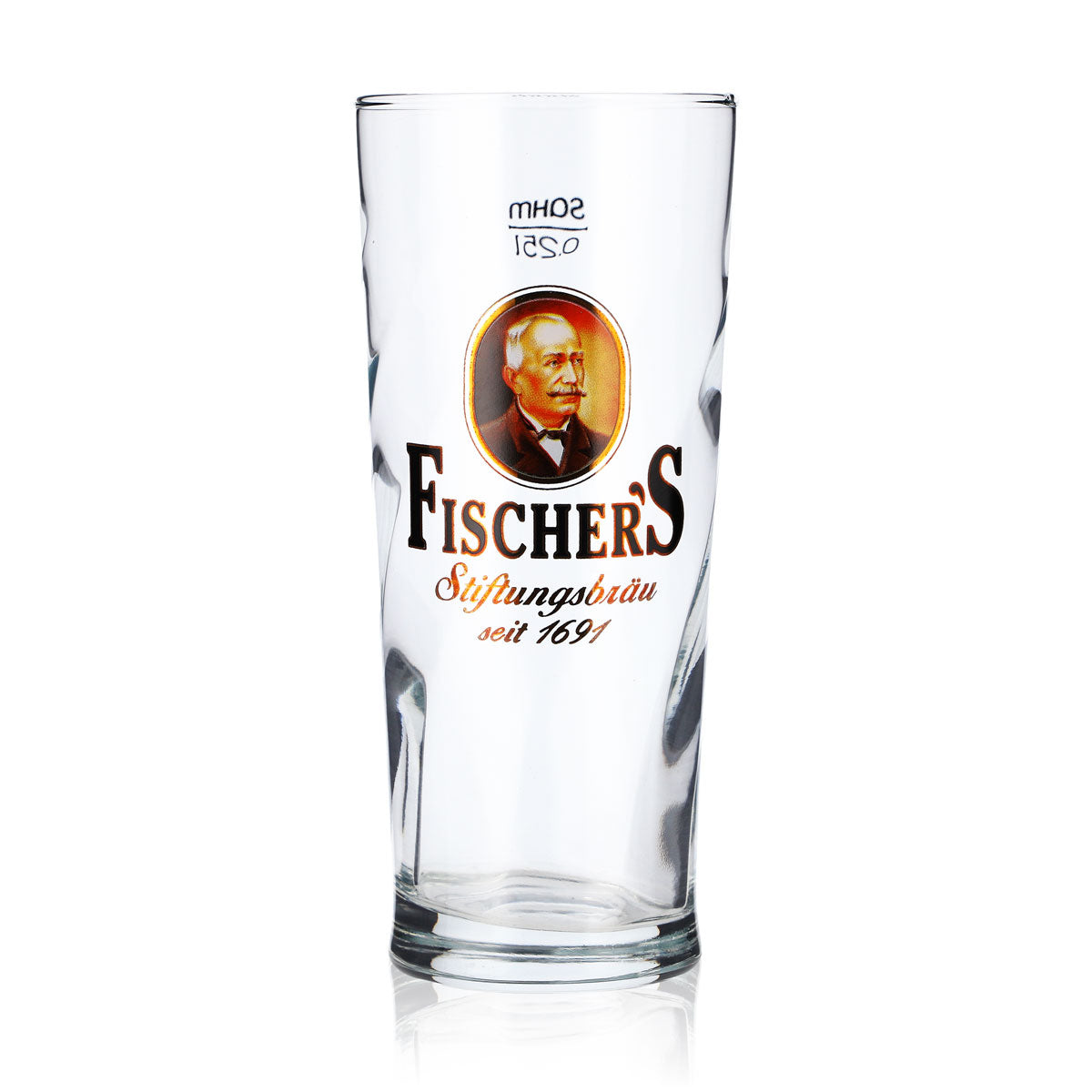 6x Fischer's Beer Glass Willi Glasses Beer Glasses 0.25l Willi Mug Sahm – View 2
