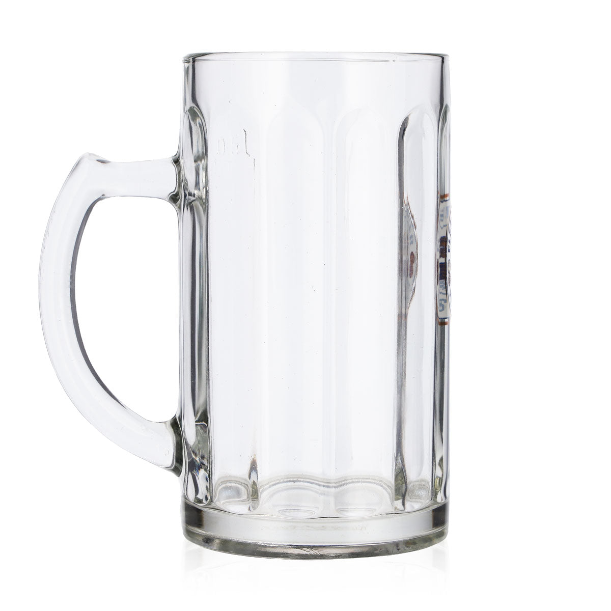 6 Flensburg Beer Glasses, 0.5 L, Jug, Ship Logo, Rastal – View 4