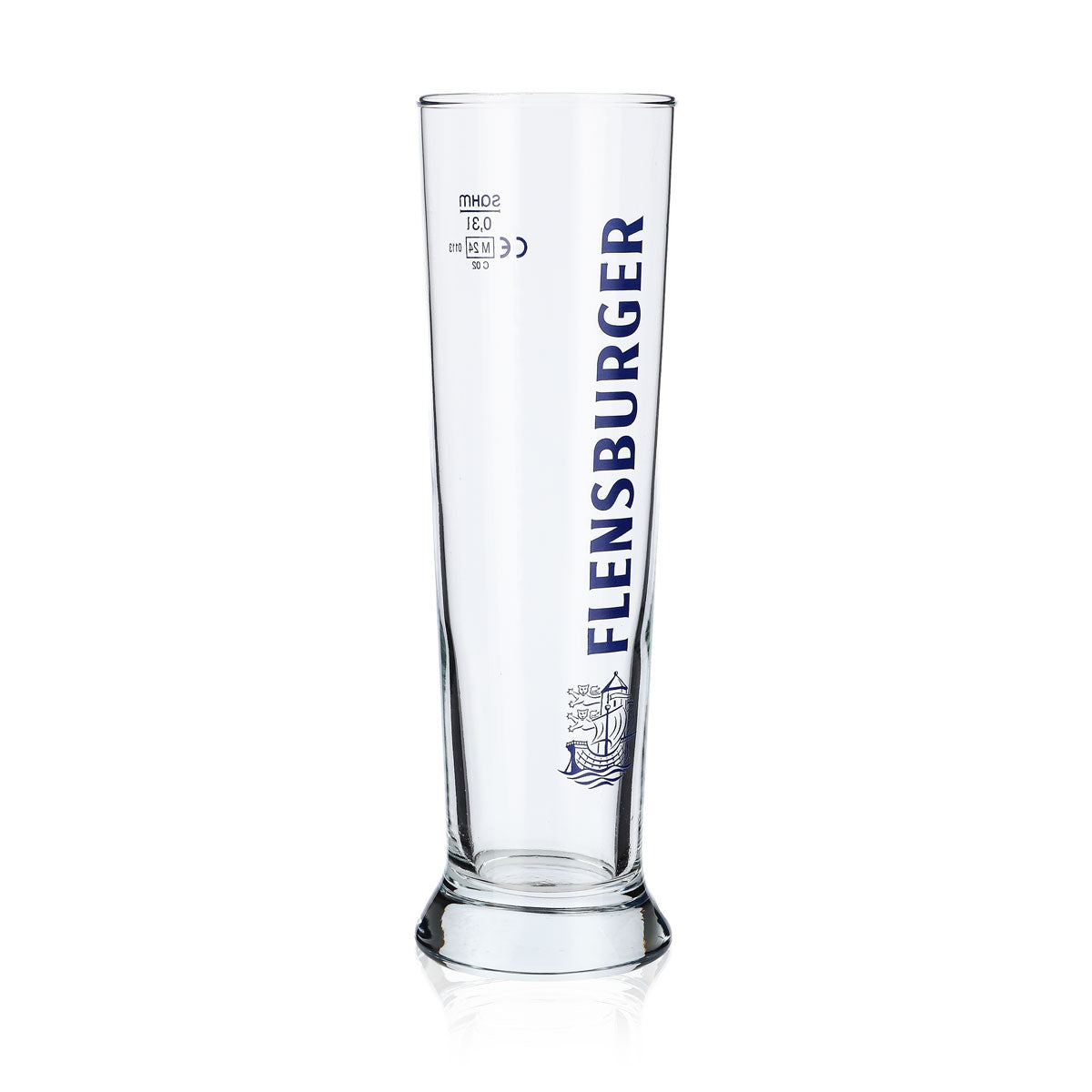 6x Flensburger beer glass 0.3l cup with vertical lettering Sahm Vancouver – View 3