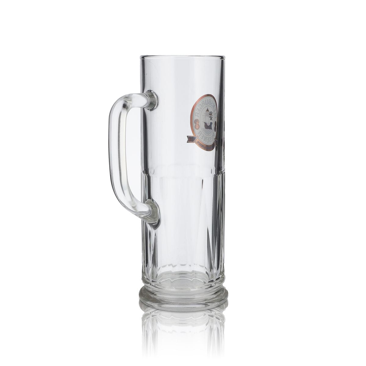 6x Flensburg glass beer mug Beer stein Beer glasses Leopold Seidel - 0.4 – View 3