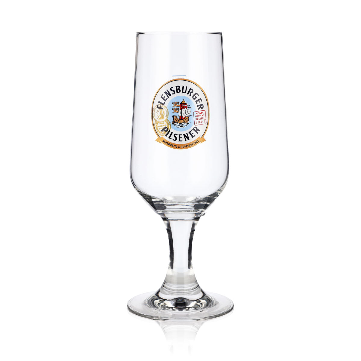 6x Flensburg Cup Beer Glasses 0.4l Glasses Gold Rim Ritzenhoff – View 2