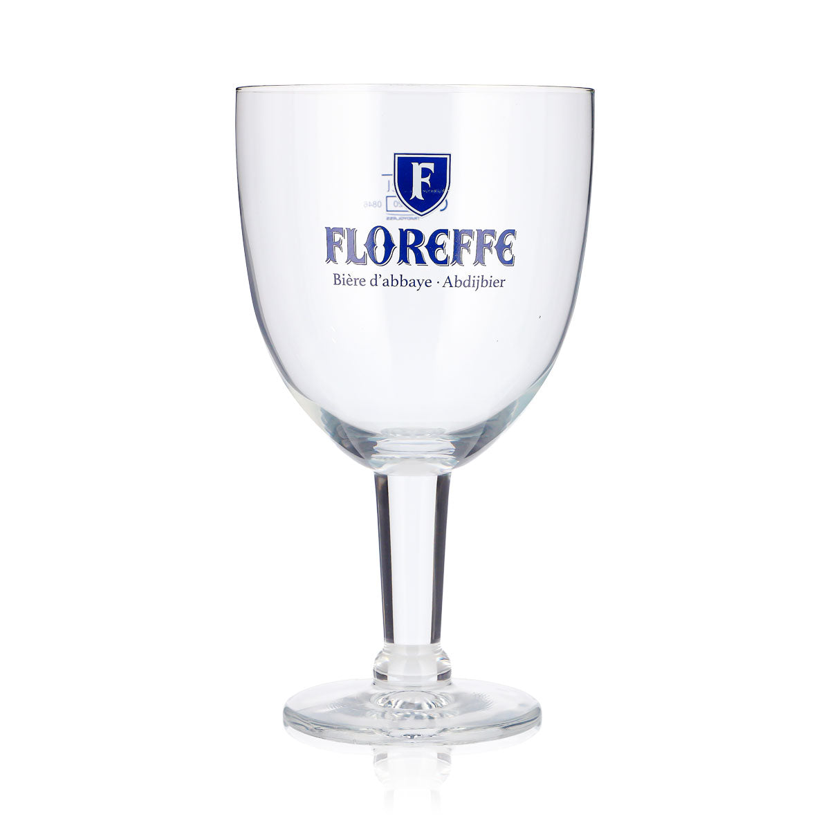 6 Floreffe Beer Glasses, 0.5 L, Goblet-Shaped, Blue Ritzenhoff Logo (Set of 6) – View 2
