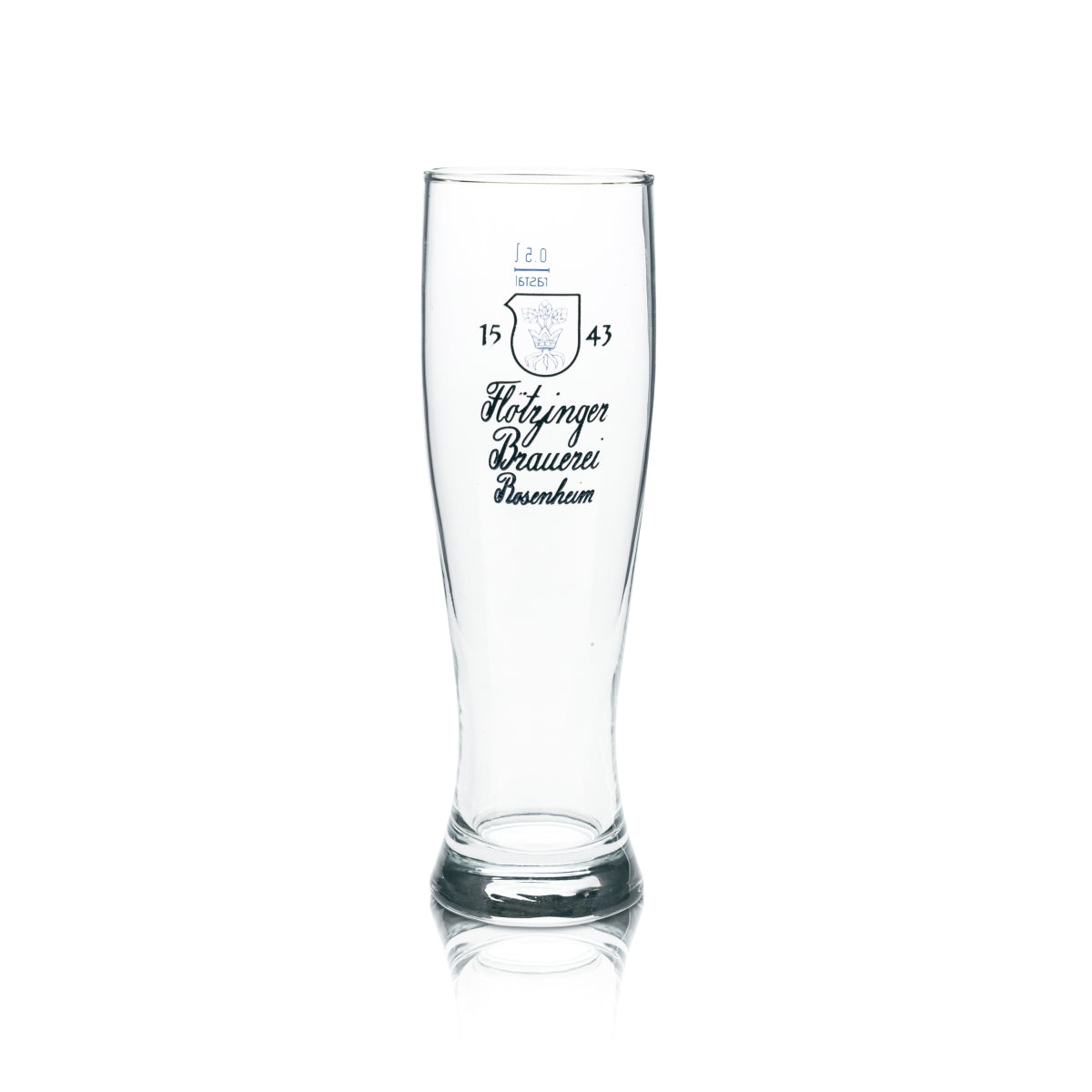 6x Flötzinger wheat beer glasses, 0.5 l, yeast wheat glasses, Bavarian brewery, bar – View 2