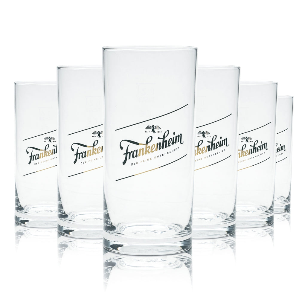6x Frankenheim Beer Glass 0.2l Alt Stange Mug Glasses Cup Düsseldorf Brewery