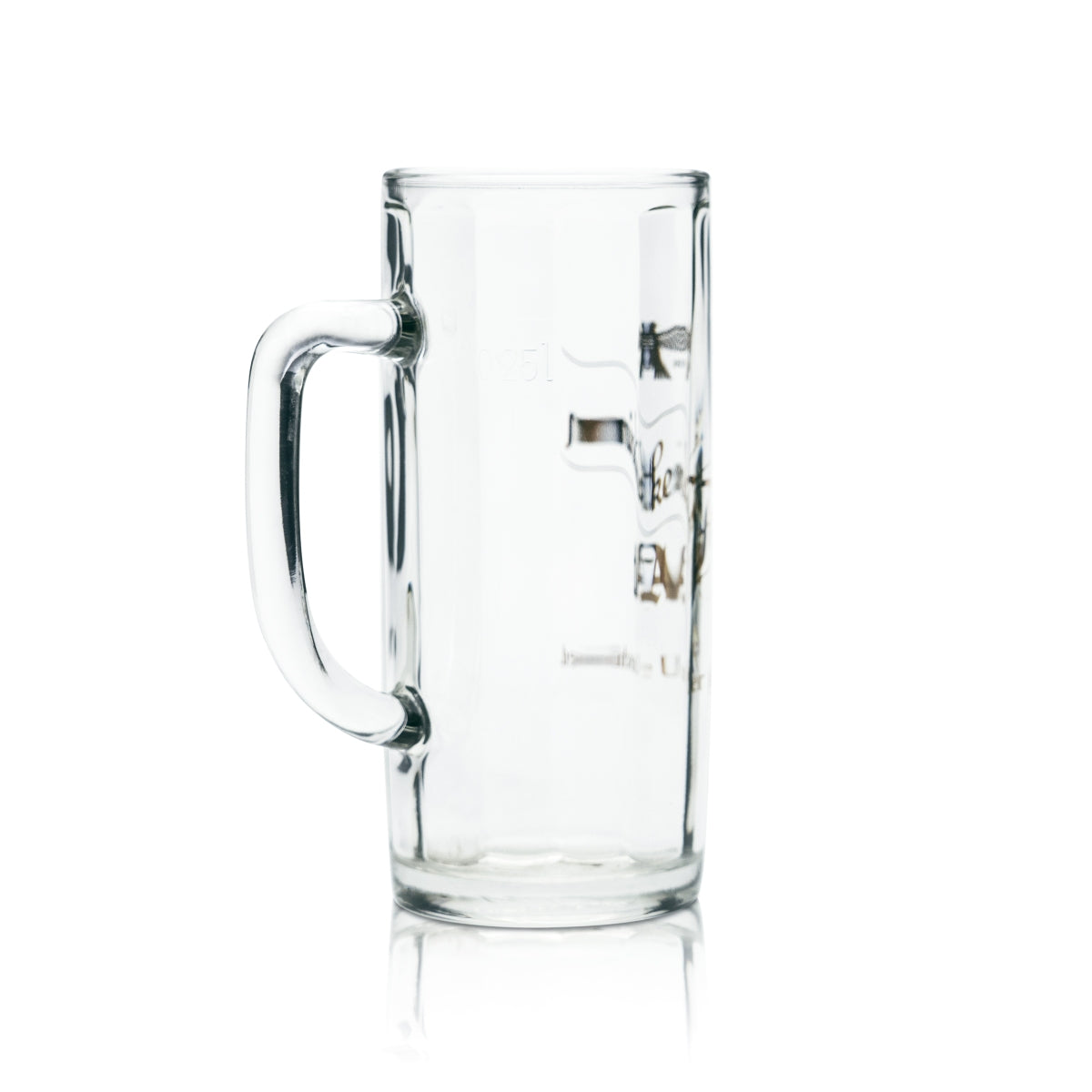 6x Frankenheim Glass 0.25l Alt Beer Glasses Mug Tankard Seidel Contour Oak Gastro – View 3