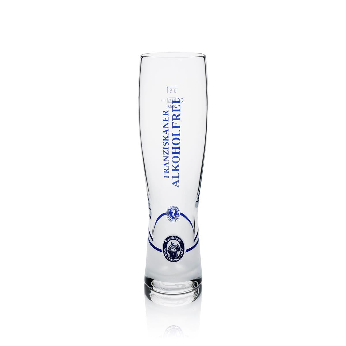 6x Franziskaner wheat beer glass 0.5l yeast wheat glasses alcohol-free calibrated catering – View 2