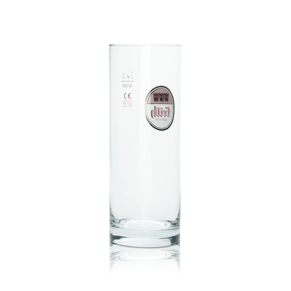 6x Früh Kölsch beer glass 0.4l pint mug glasses carnival gastro pub Cologne – View 4