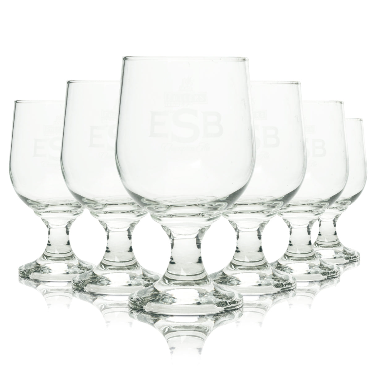6x Fuller's London Beer Glass 0.5l ESB Champion Ale Glasses Special Beer Pint Trophy