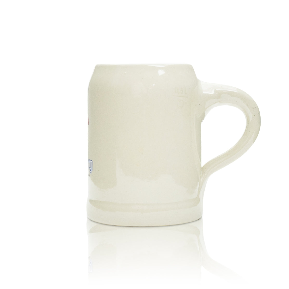 6x Fürstenberg beer glass mug, 0.5 l, ceramic – View 3