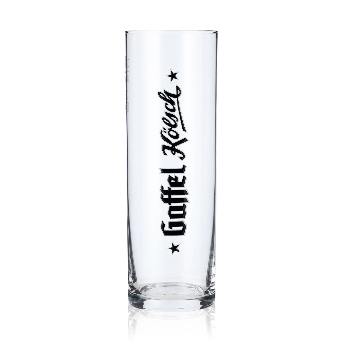 6x Gaffel beer glasses 0.2l Kölsch glass vertical logo text only Rastal – View 2