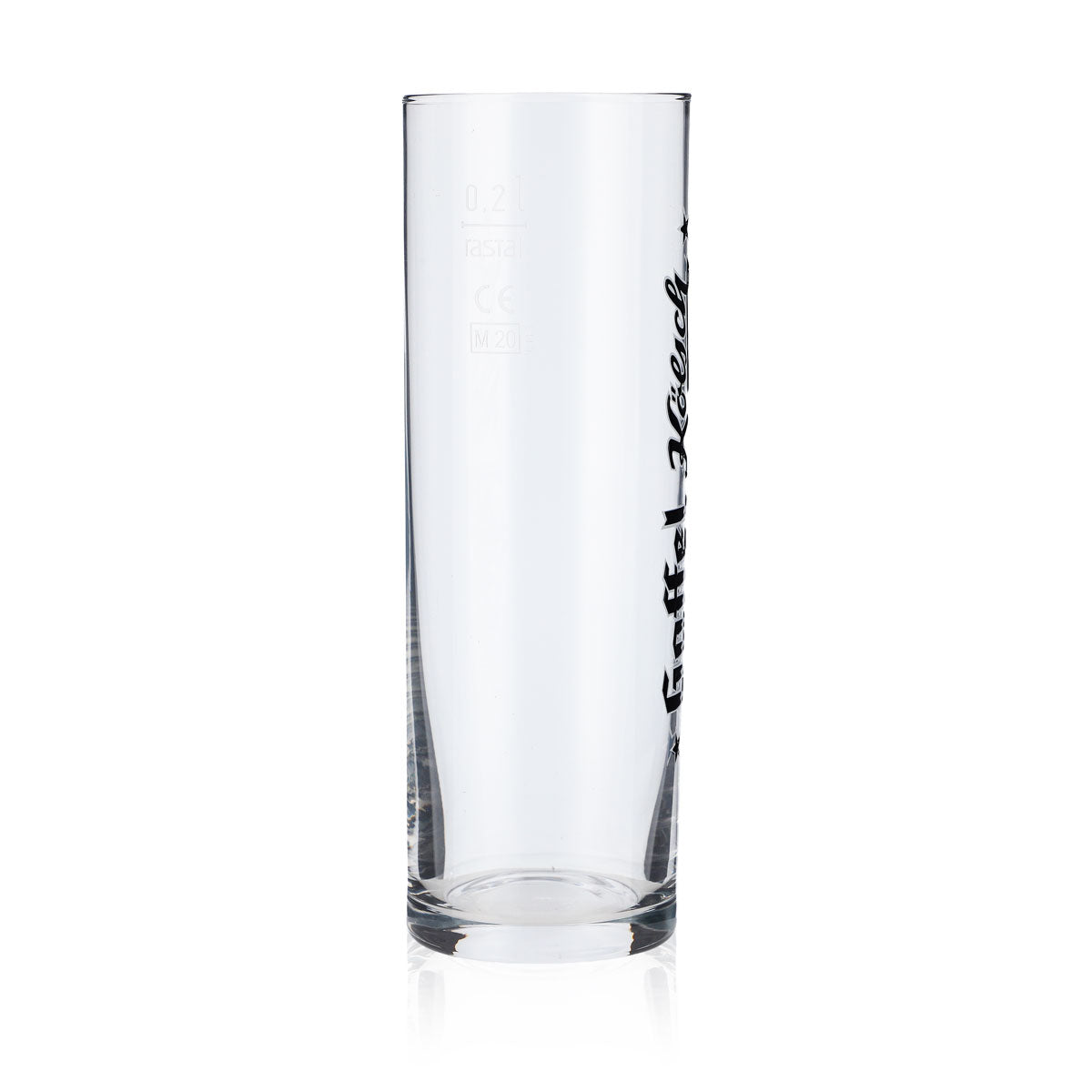 6x Gaffel beer glasses 0.2l Kölsch glass vertical logo text only Rastal – View 4