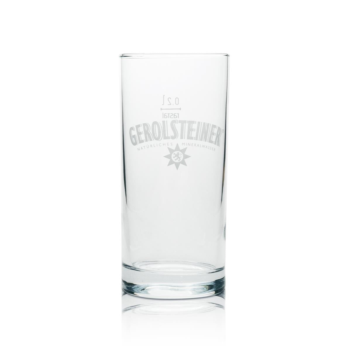 6x Gerolsteiner water glass 0.2 l cup Rastal – View 2