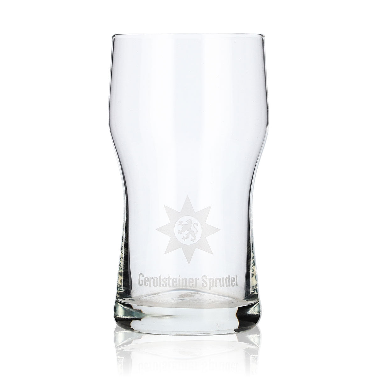 6x Gerolsteiner water glass drinking glass 0.17 l Eifel cup with logo at the bottom – View 2