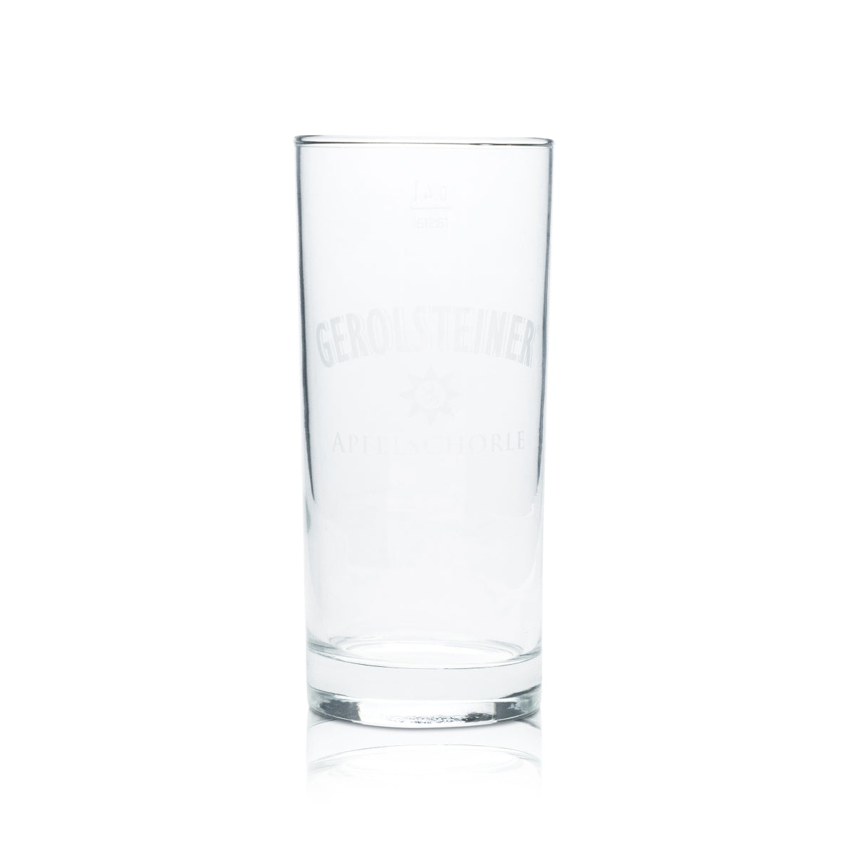 6x Gerolsteiner water glass 0.4l cup glasses apple spritzer mineral spring Gastro – View 2