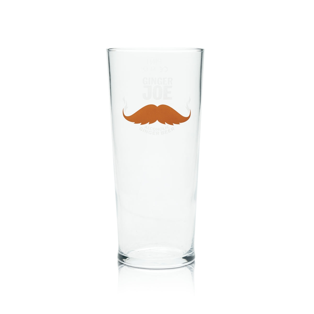 6x Ginger Joe Beer Glass 0.5l PINT Mug Mustache English Willi Glasses Beer – View 2