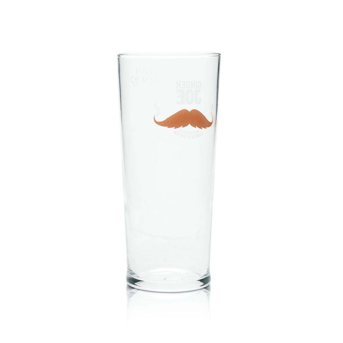 6x Ginger Joe Beer Glass 0.5l PINT Mug Mustache English Willi Glasses Beer – View 3