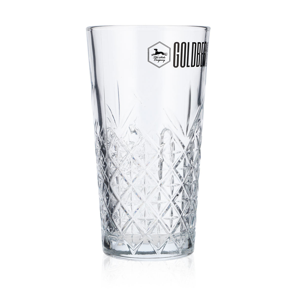 6x Goldberg Soft Drink Glass 0.36 L Long Drink Glasses Relief Timeless – View 3