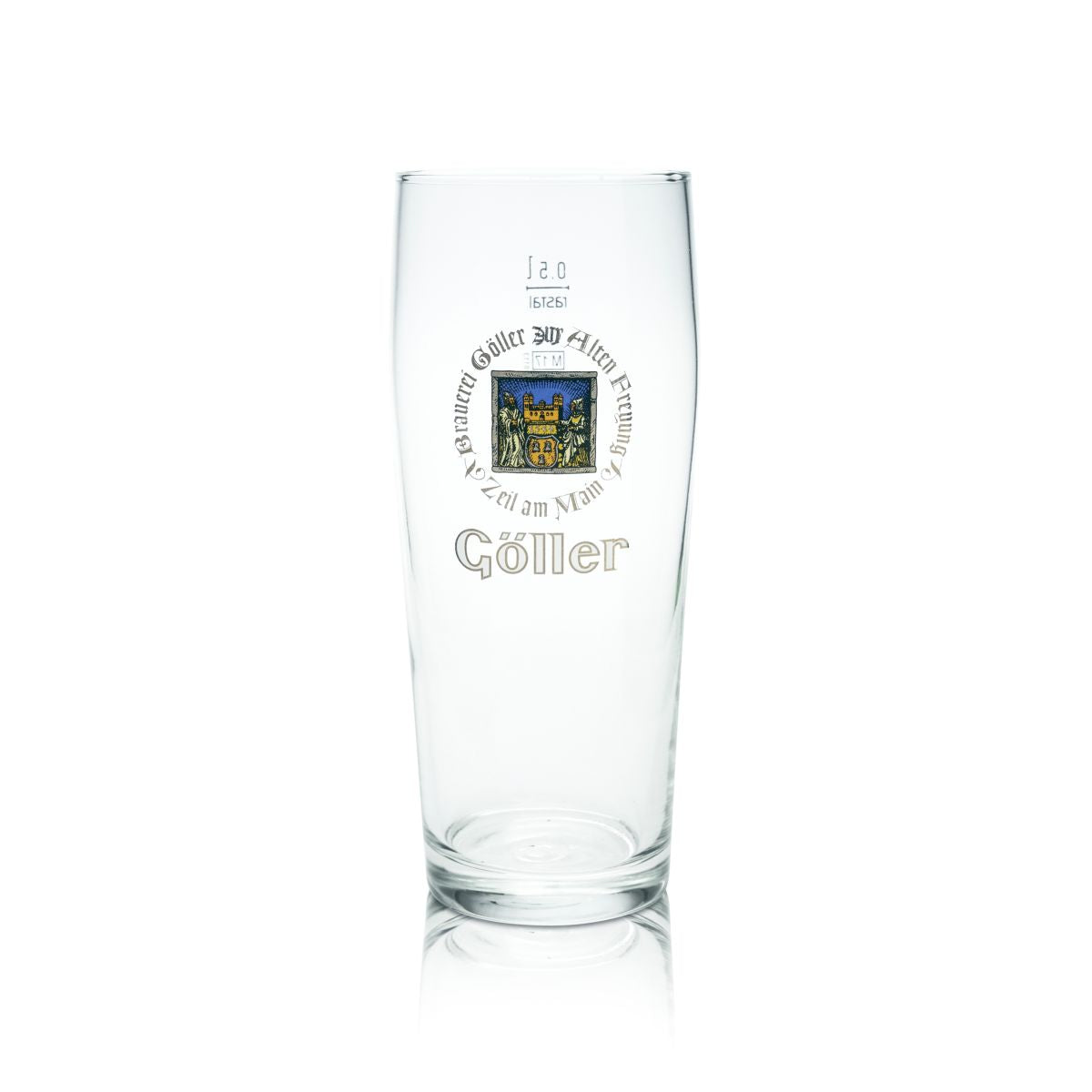 6x Göller beer glass 0.5l Willi mug trophy glass glass set brewery gastro oak – View 2