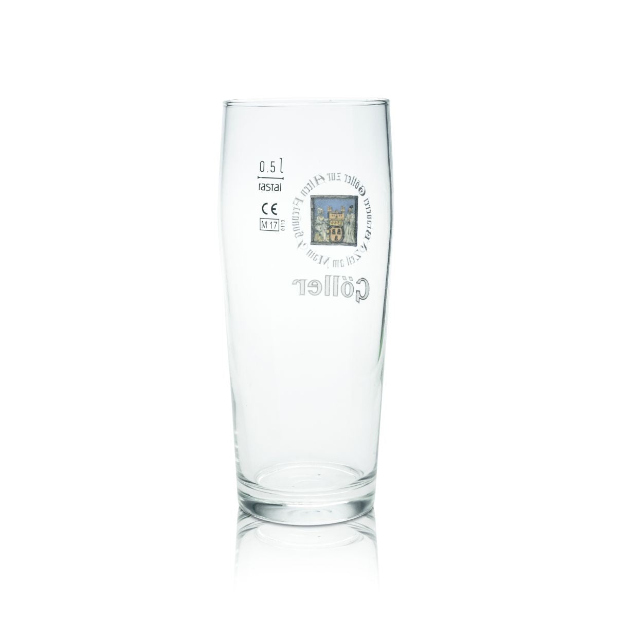 6x Göller beer glass 0.5l Willi mug trophy glass glass set brewery gastro oak – View 3